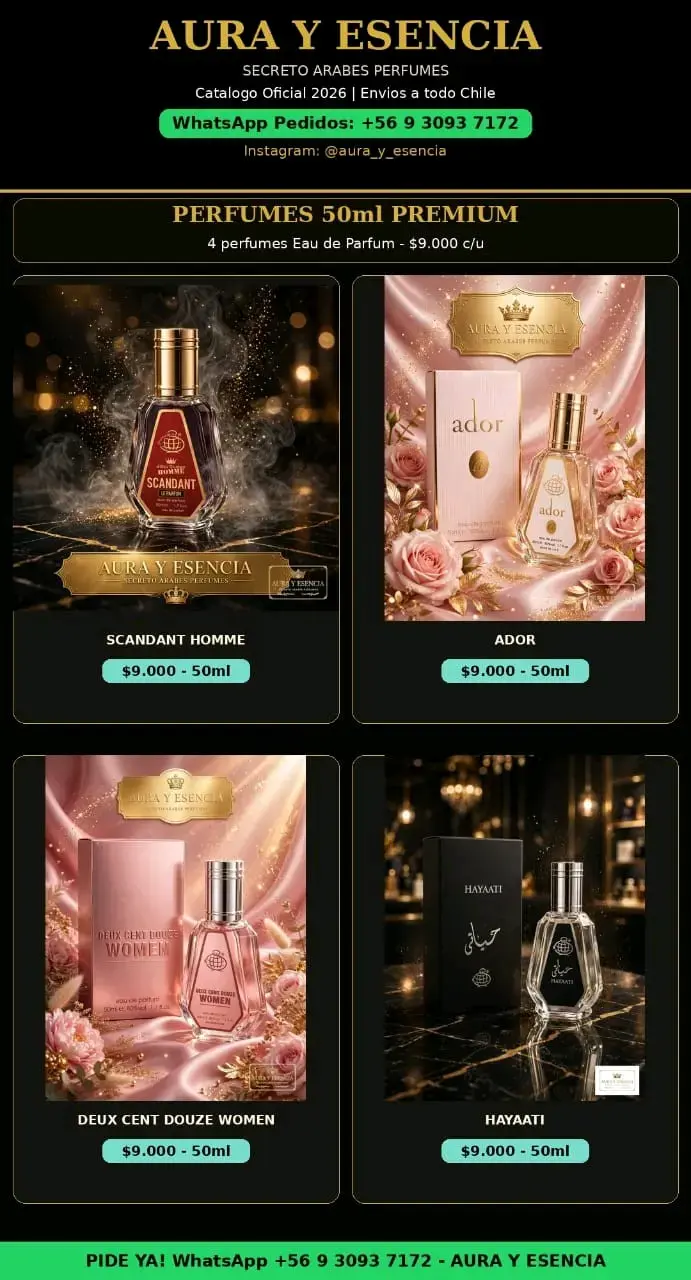Perfume Aura y Esencia Scandant Homme 50ml - 1