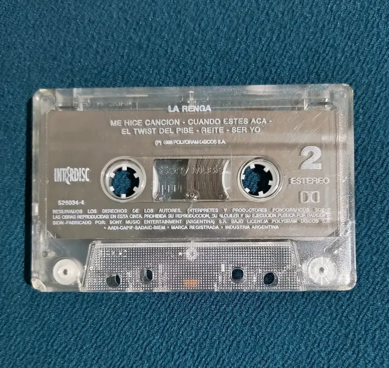 Cassette de música La Renga Interdisc - 4