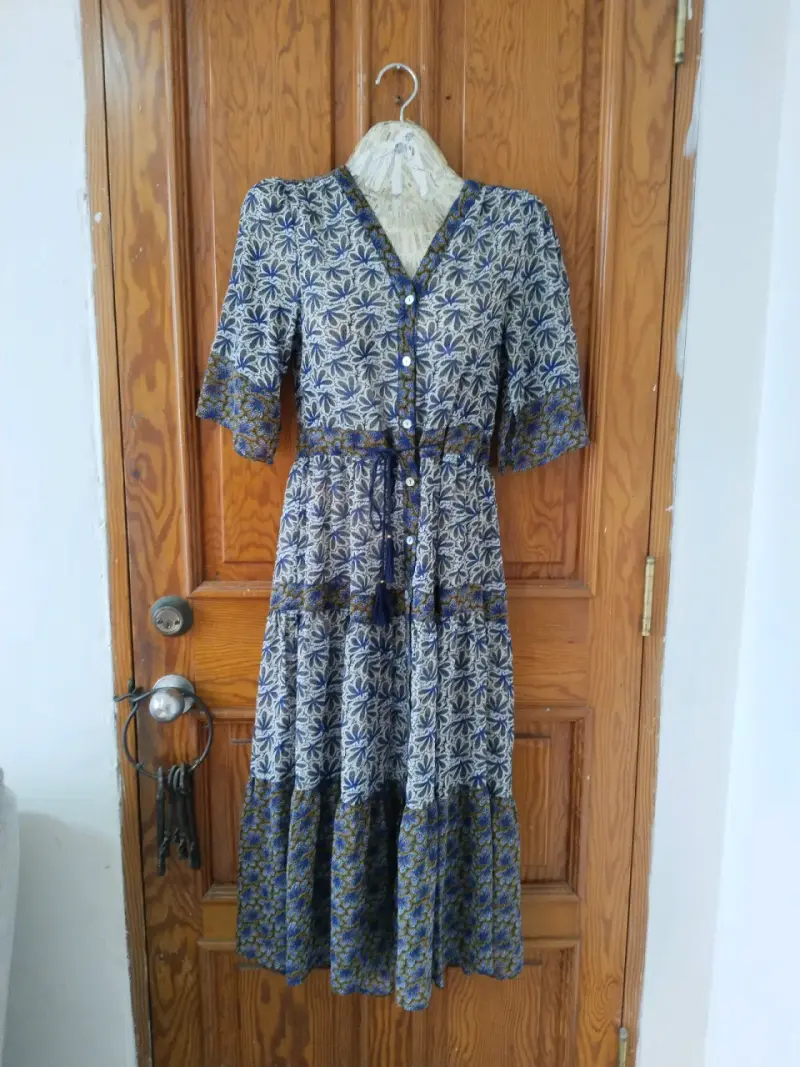 Vestido largo estampado floral Basement