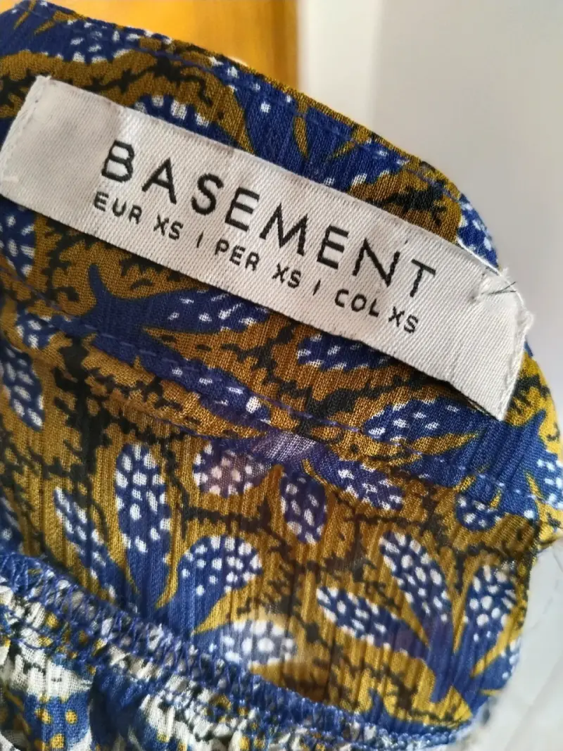Vestido largo estampado floral Basement - 2