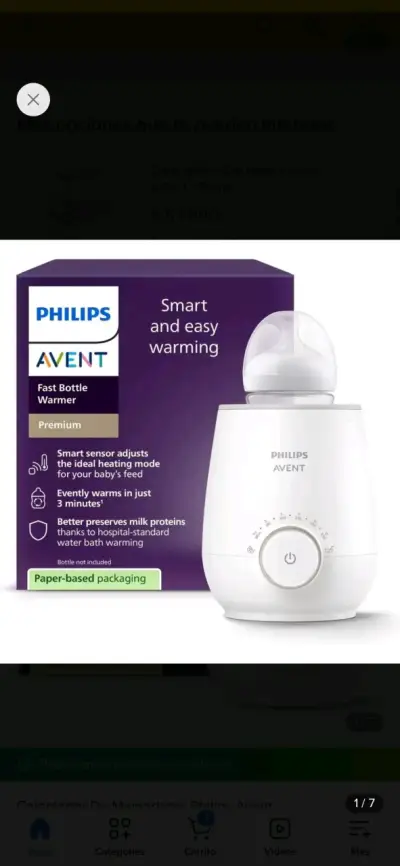 Calentador de mamaderas Philips Avent rápido y fácil - miniatura 1