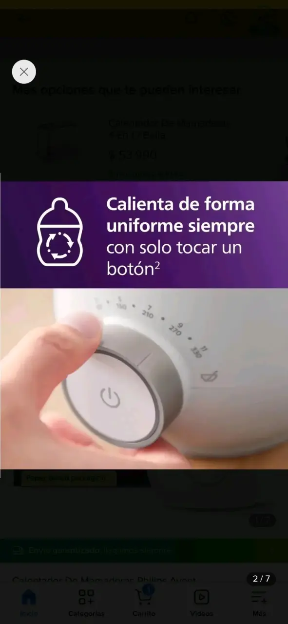 Calentador de mamaderas Philips Avent rápido y fácil - 2