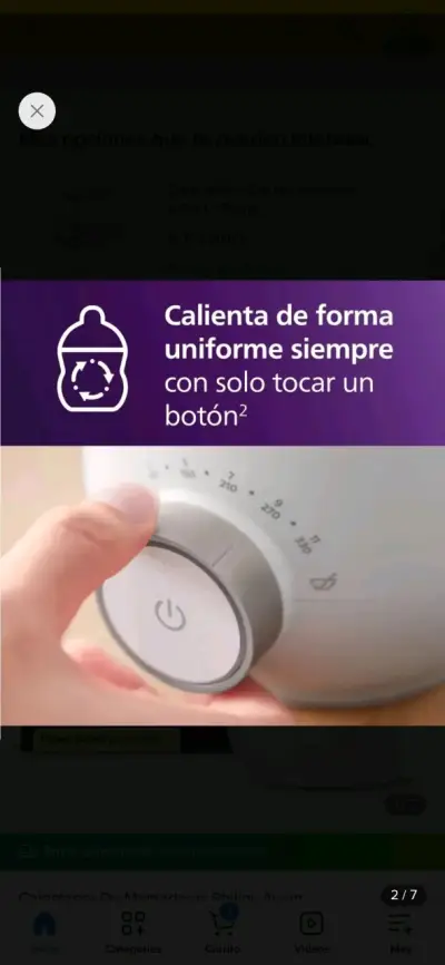Calentador de mamaderas Philips Avent rápido y fácil - miniatura 2