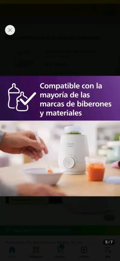 Calentador de mamaderas Philips Avent rápido y fácil - miniatura 5