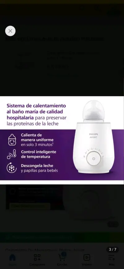 Calentador de mamaderas Philips Avent rápido y fácil - miniatura 6
