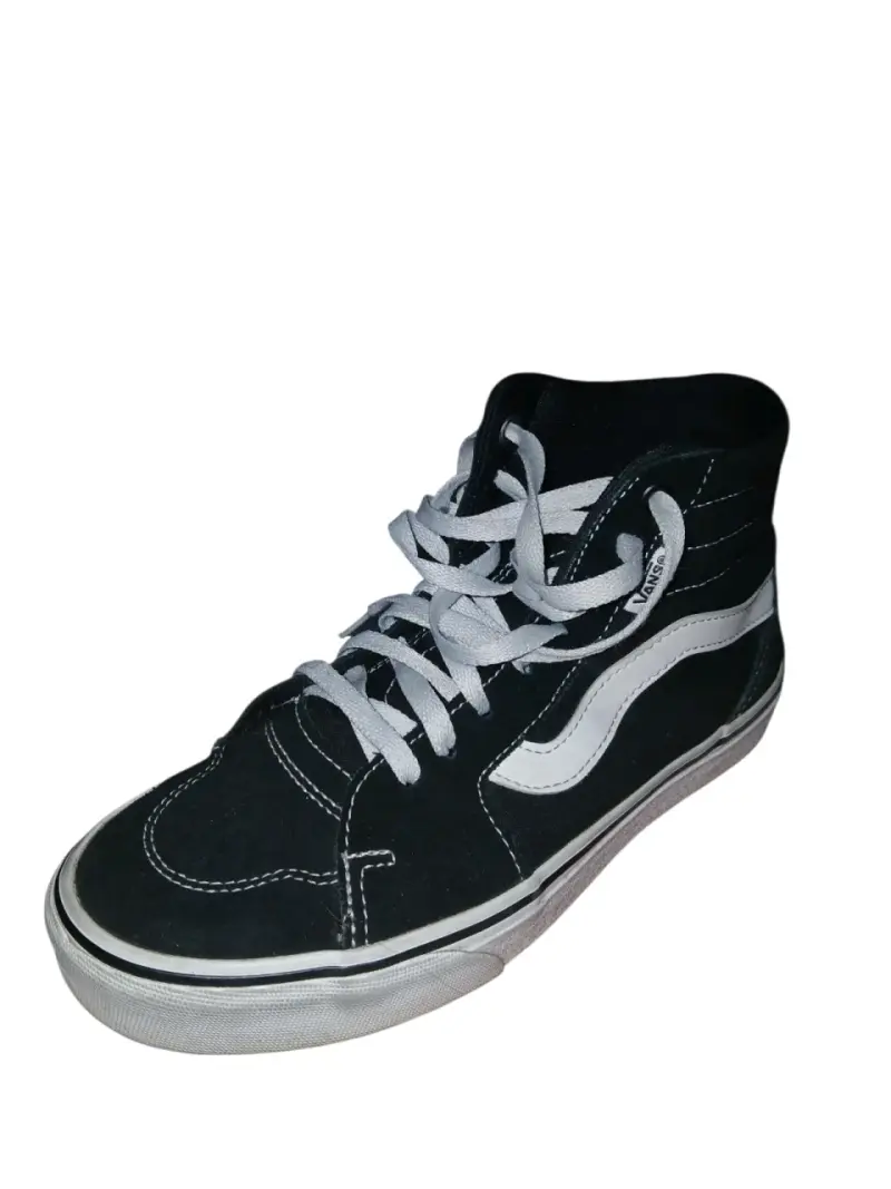 Zapatillas Vans Filmore Hi negras de gamuza - 2