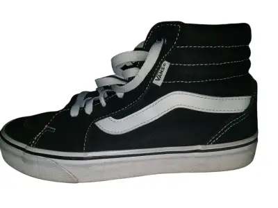 Zapatillas Vans Filmore Hi negras de gamuza - miniatura 3