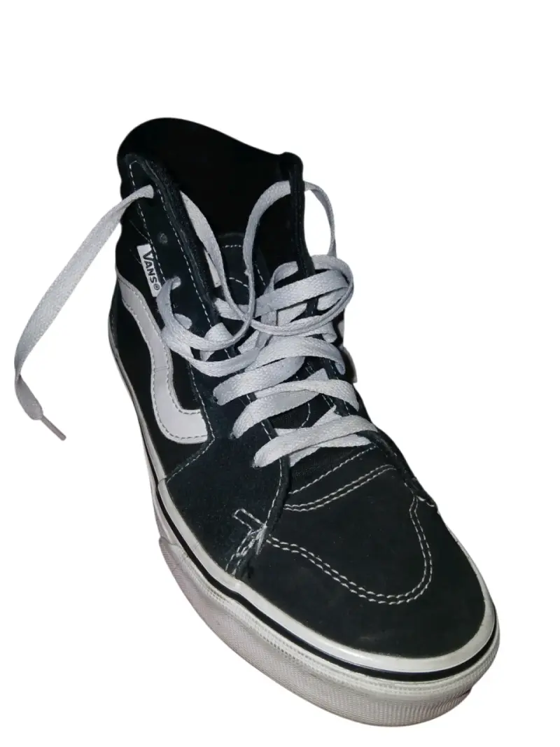 Zapatillas Vans Filmore Hi negras de gamuza - 4