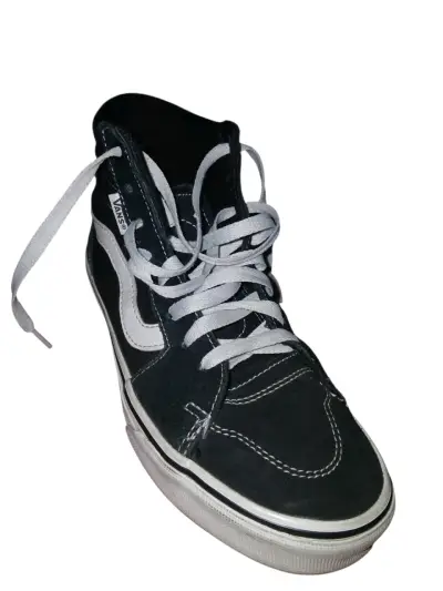 Zapatillas Vans Filmore Hi negras de gamuza - miniatura 4