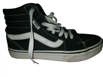 Zapatillas Vans Filmore Hi negras de gamuza - miniatura 5