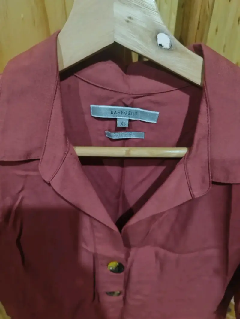 Vestido corto rojo Basement XS - 1
