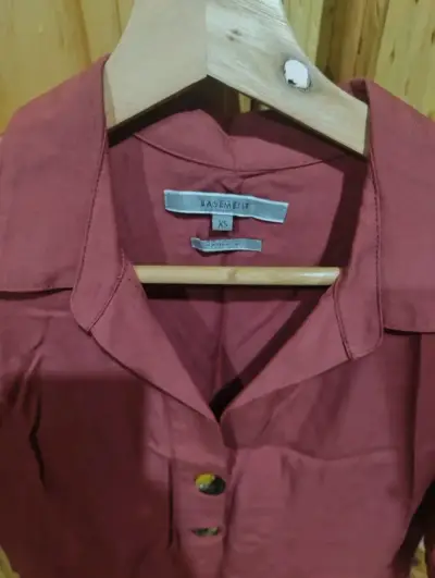Vestido corto rojo Basement XS - miniatura 1