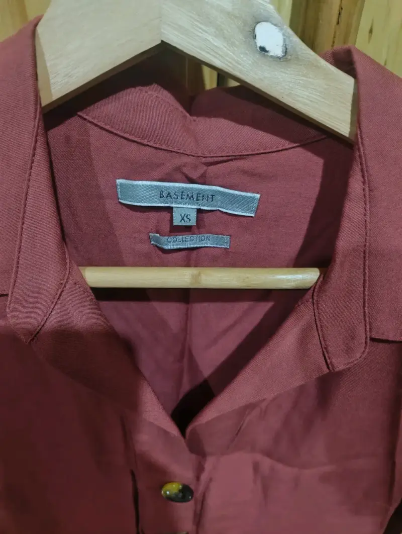 Vestido corto rojo Basement XS - 2
