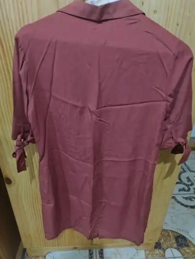 Vestido corto rojo Basement XS - miniatura 3