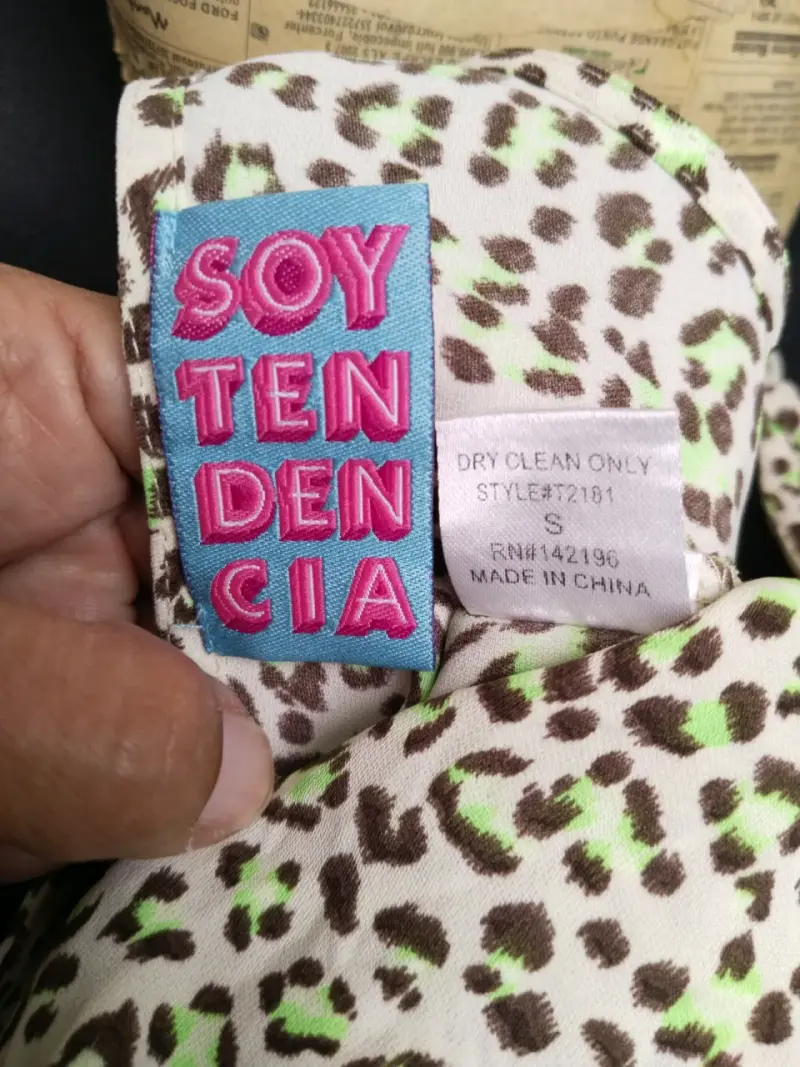 Top de tirantes con estampado animal print - 5