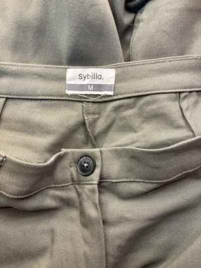 Pantalones cargo verdes Sybilla talla M - miniatura 3