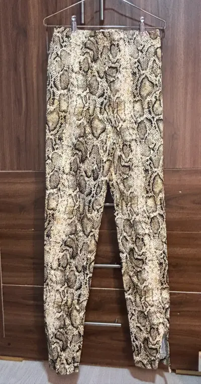 Pantalones estampado serpiente Nicoletta Valentina - miniatura 1