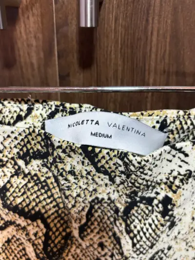 Pantalones estampado serpiente Nicoletta Valentina - miniatura 3