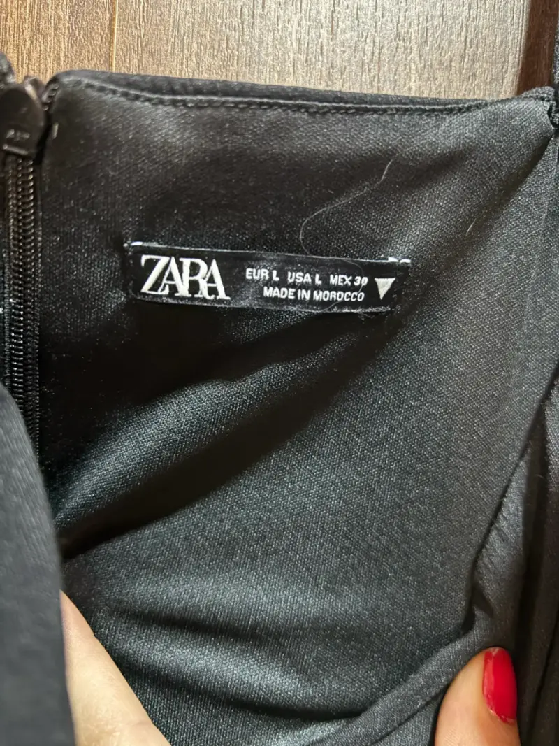 Vestido negro  Zara talla L - 3