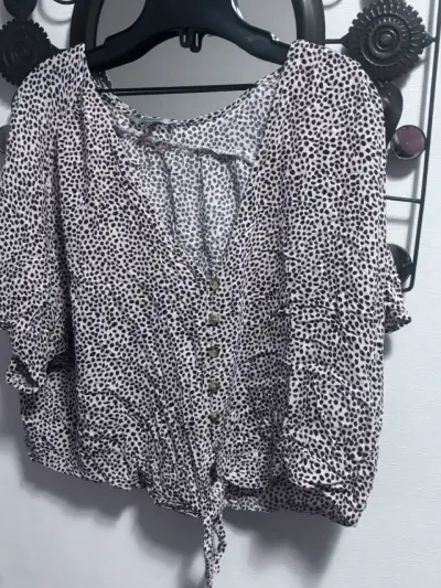 Blusa de mujer estampada Basement - miniatura 4