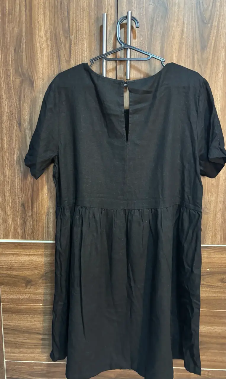 Vestido negro casual talla S - 2