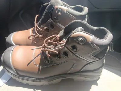 Botas de seguridad Treck marrones con punta de composite - miniatura 2