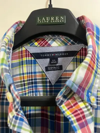 Camisa a cuadros Tommy Hilfiger para hombre - miniatura 1
