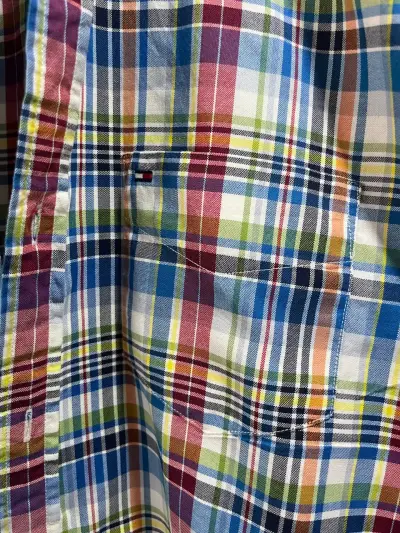 Camisa a cuadros Tommy Hilfiger para hombre - miniatura 3