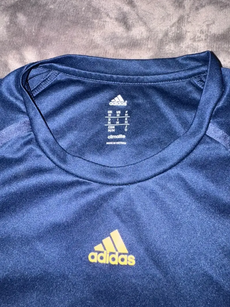 Polera deportiva azul Adidas Climalite - 2
