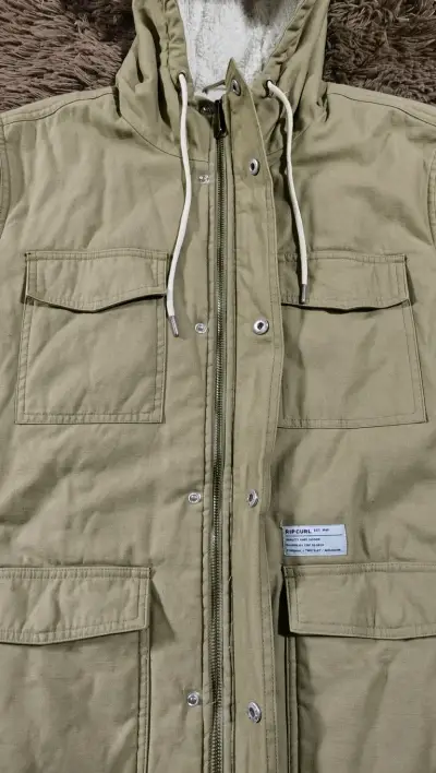 Abrigo beige con chiporro, Rip Curl para hombre - miniatura 2