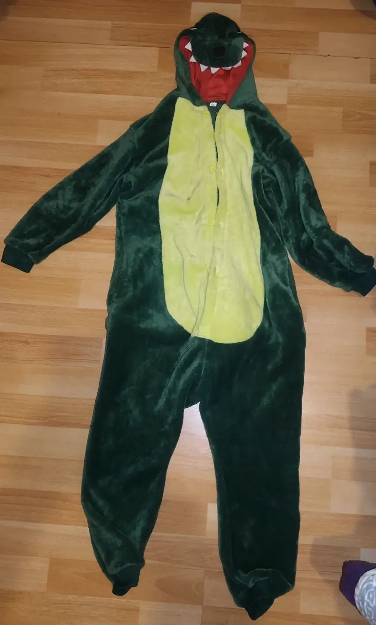 Disfraz de dinosaurio verde 10 a 12 años - 2