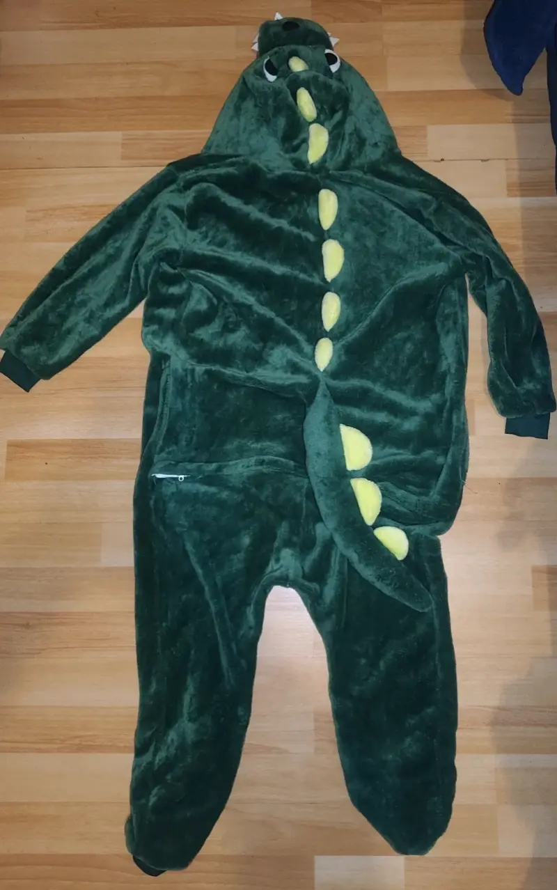 Disfraz de dinosaurio verde 10 a 12 años - 3