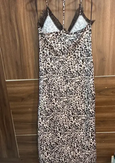 Vestido  de satin con encaje Lolita pocket - miniatura 2