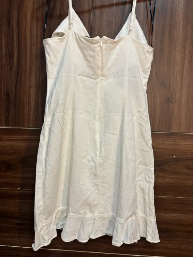 Vestido blanco lino Forever 21 - 2