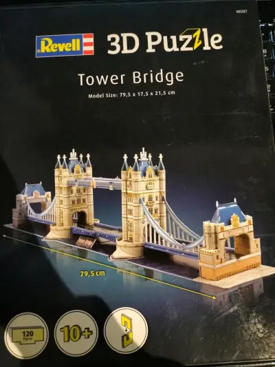 Rompecabezas 3D Revell Tower Bridge 120 piezas - miniatura 1