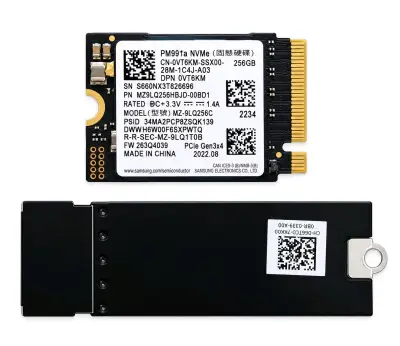 SSD Samsung NVMe 256GB M.2 PCIe Gen 3 - miniatura 1
