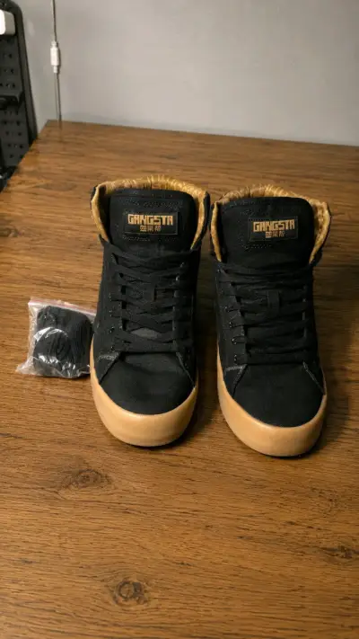 Zapatillas Gangsta negras caña alta - miniatura 1