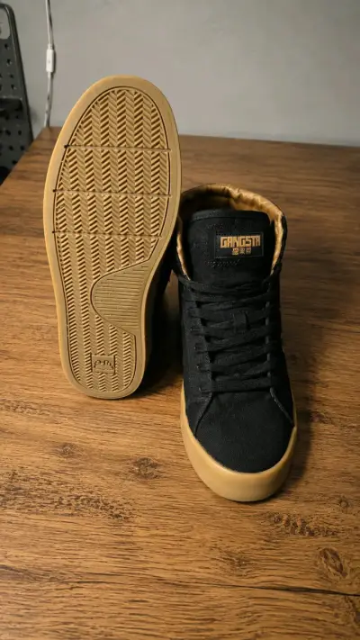 Zapatillas Gangsta negras caña alta - miniatura 3