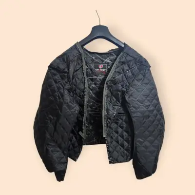Chaqueta de moto Windesign negra con detalles reflectantes - miniatura 3