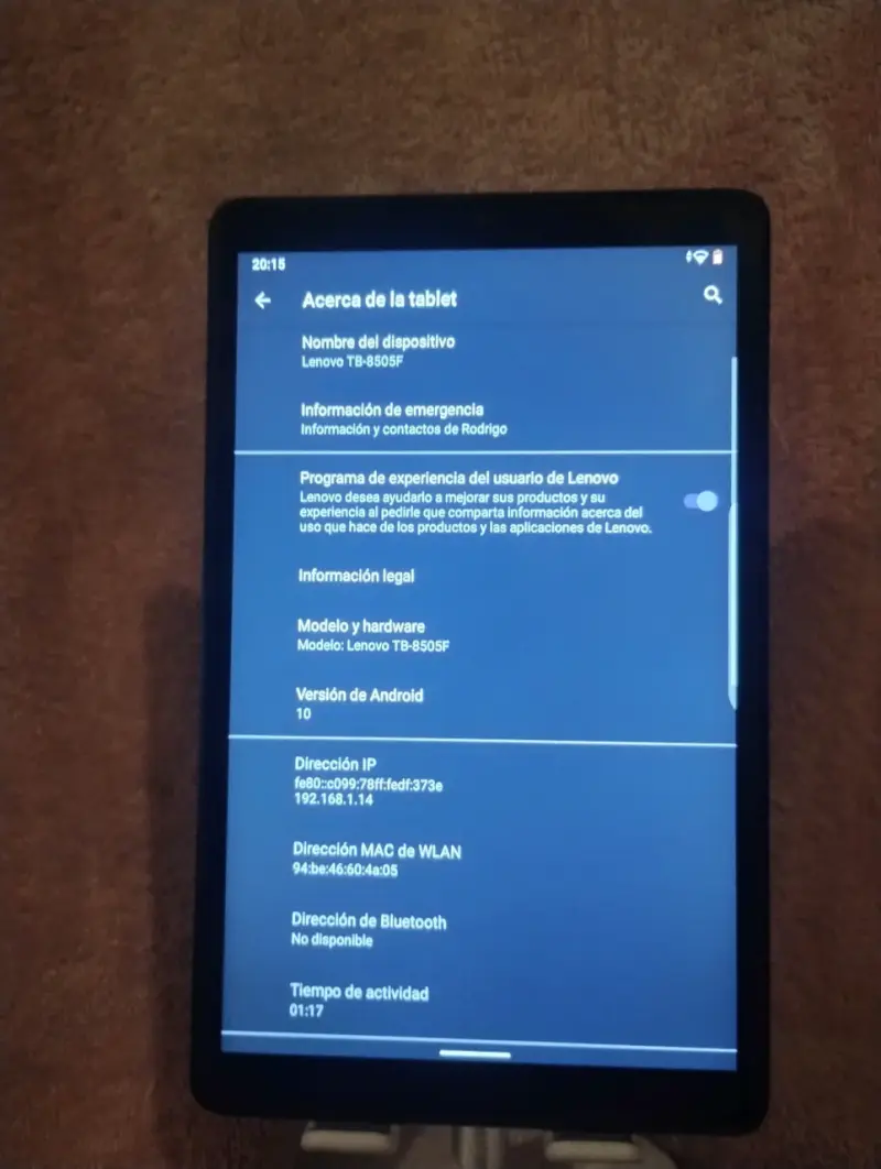 Tablet Lenovo TB-8505F 64GB en buen estado - 2