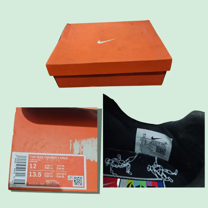 Zapatillas deportivas Nike FC negras con suela colorida - 6