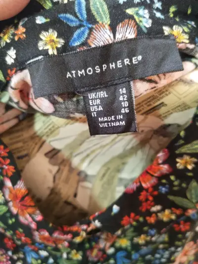 Blusa de flores Atmosphere talla 42 - miniatura 3
