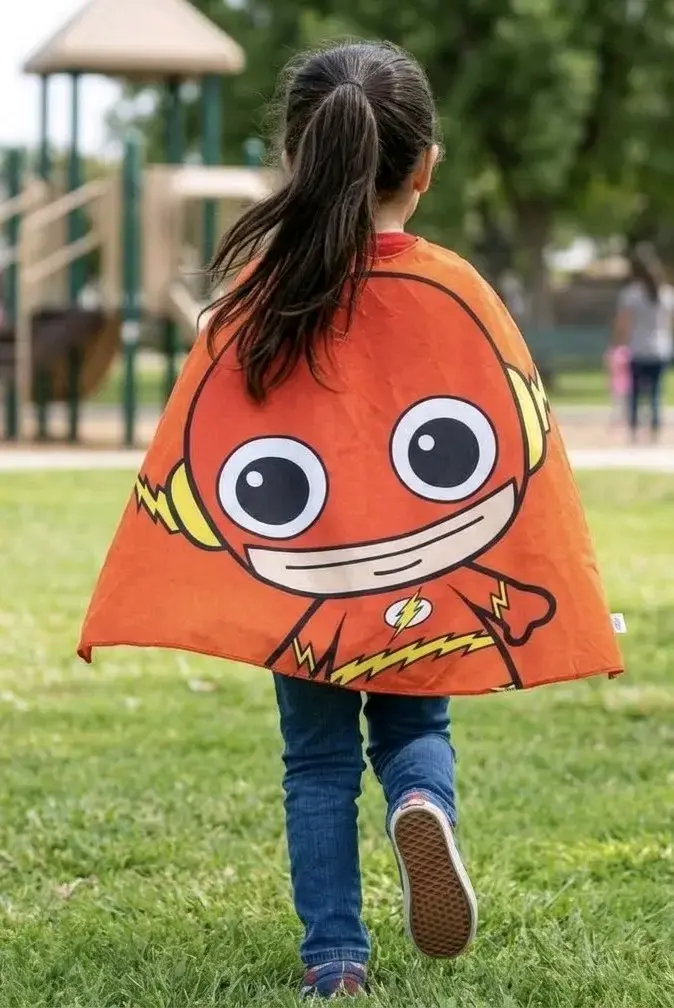 ⚡ ¡CAPA ROJA TEMÁTICA THE FLASH 4 a 8 años - 2