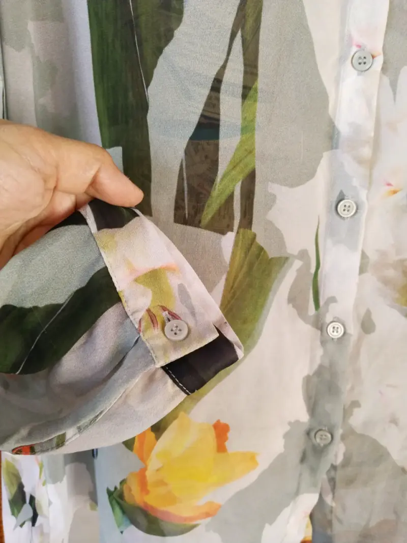 Blusa floral transparente Topshop para mujer - 4
