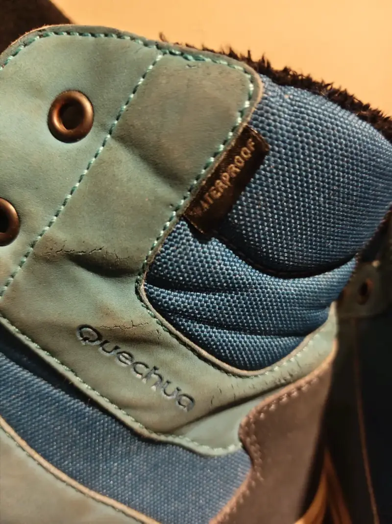 Botas de montaña impermeables Quechua azul para niños - 4