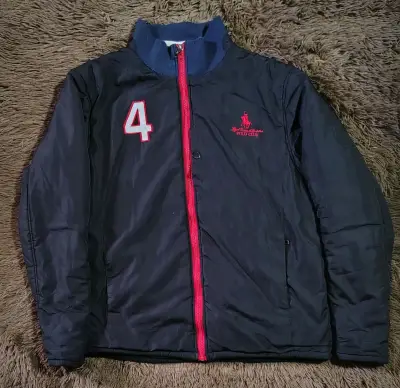 Chaqueta Polo Club azul con cierre rojo - miniatura 1