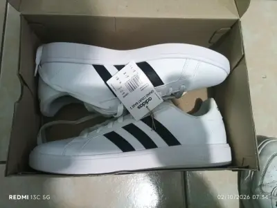 Zapatillas Adidas Grand Court Base 20 Blancas Talla 43 - miniatura 1