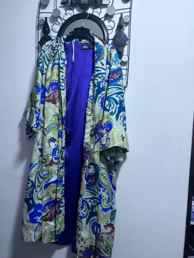 Kimono estampado colorido Zara - miniatura 1