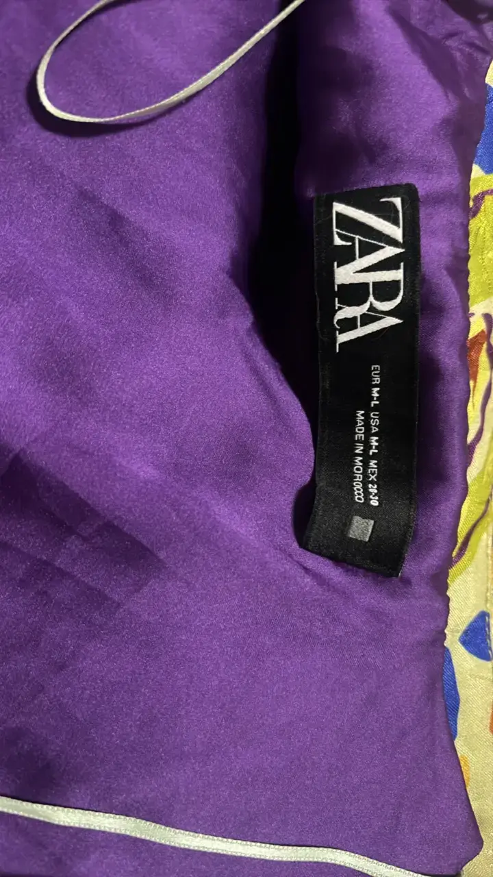 Kimono estampado colorido Zara - 5