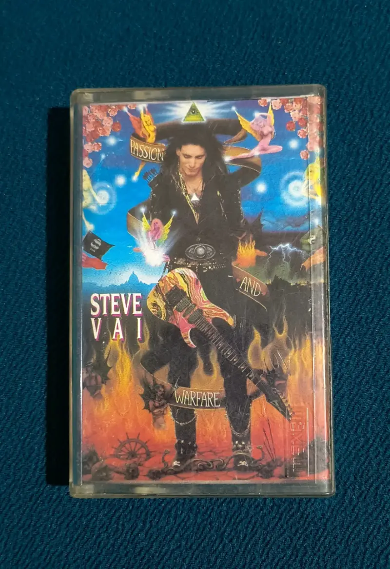 Cassette Steve Vai Passion and Warfare - 1